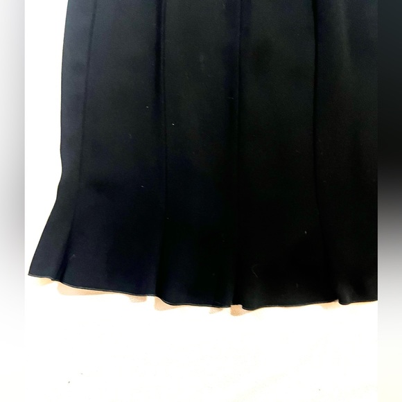 Vintage Xandres Pencil Skirt With Flutter Hem, Size 38 - Picture 5 of 7